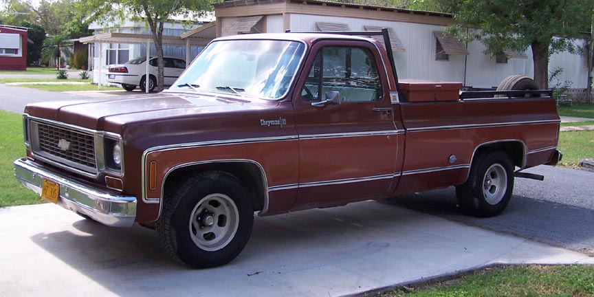 1976 chevy truck. truck owned since 1976